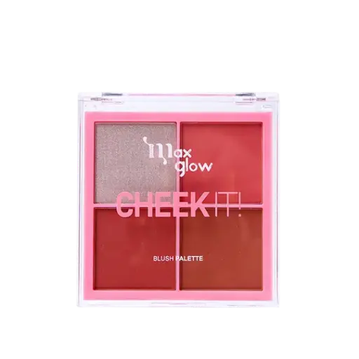 CHEEK IT Paleta de rubor e iluminador en polvo 